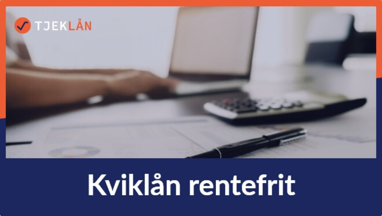 kviklån rentefrit